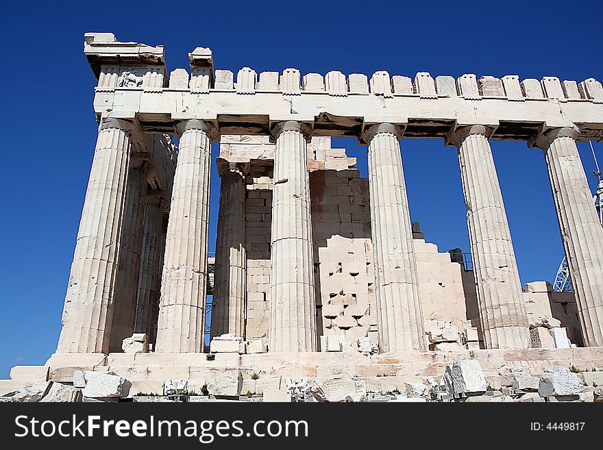 The famous monument of athens, greece. The famous monument of athens, greece