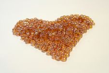 Golden Beads Laying Together Stock Image Golden Beads Laying Together Stock Image