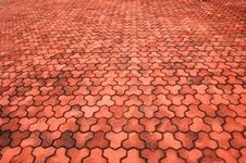 Brick Pavement Royalty Free Stock Photos Brick Pavement Royalty Free Stock Photos