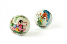 Oriental Balls Royalty Free Stock Images