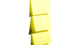 Sticky Paper Notes Royalty Free Stock Photos