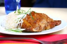 Pork Spare Ribs With Rice Stock Image Pork Spare Ribs With Rice Stock Image