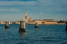 Beautiful View Of Venice With Canal, Buildings Royalty Free Stock Photos Beautiful View Of Venice With Canal, Buildings Royalty Free Stock Photos