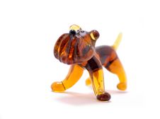 Cute Dog Glass Figure Royalty Free Stock Image