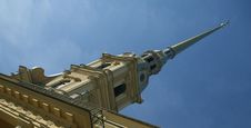 The Peter And Paul Cathedral S Spire Stock Photos The Peter And Paul Cathedral S Spire Stock Photos