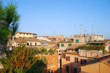 Rooftops Of Rome Royalty Free Stock Photography Rooftops Of Rome Royalty Free Stock Photography