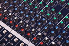 Sound Mixer Console Stock Photography Sound Mixer Console Stock Photography