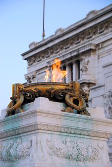 Eternal Flame In Rome Stock Photos Eternal Flame In Rome Stock Photos