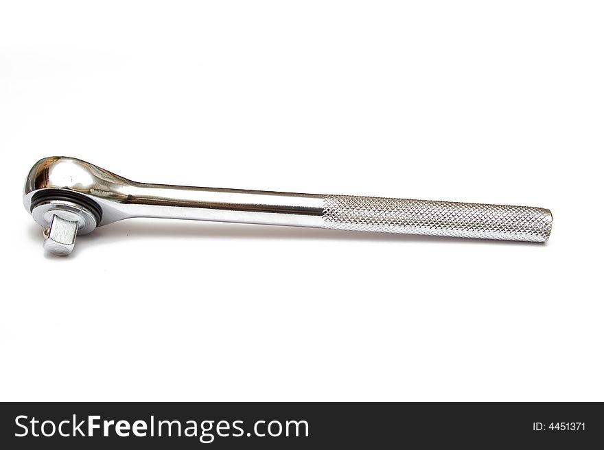 Spanner on the white isolated background. Spanner on the white isolated background