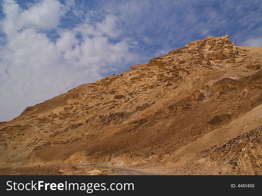 Small Crater in Negev desert