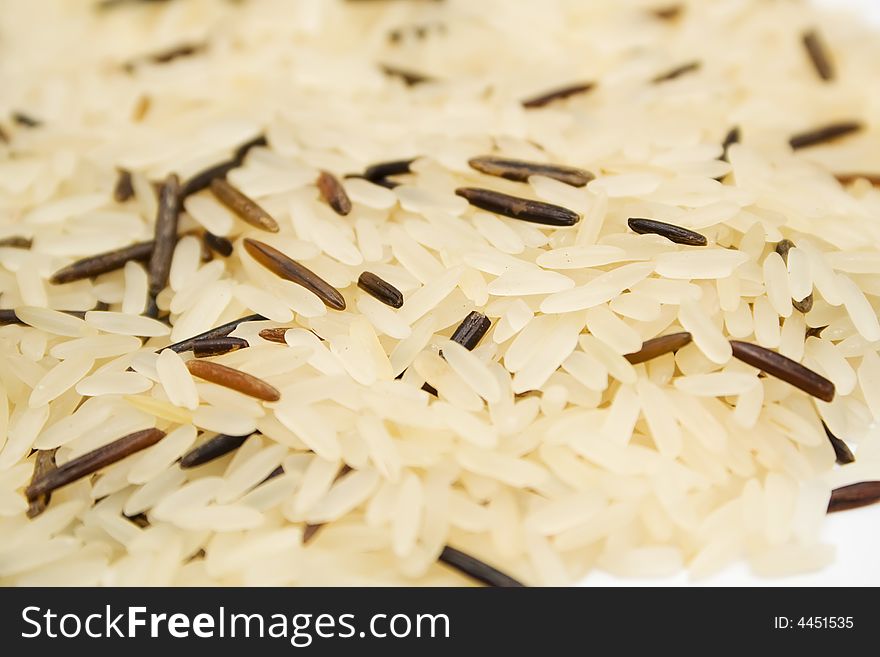 Wild rice texture can be used as background