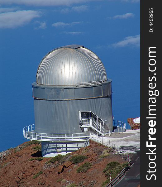 A view at an observatory at La Palma. A view at an observatory at La Palma.
