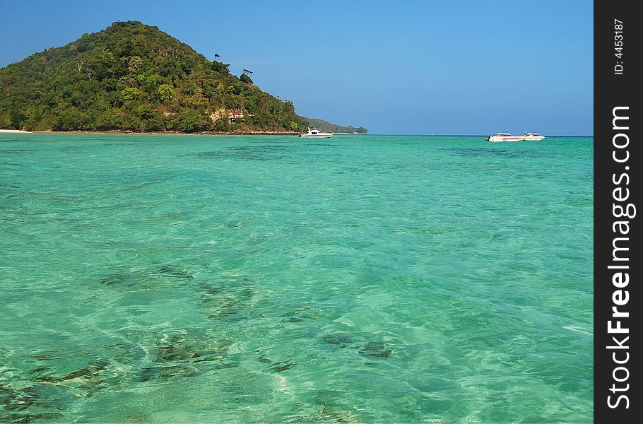 Loh Ba Kao Bay, private beach for Phi Phi Village resort