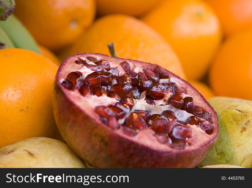 Fresh fruits at the market