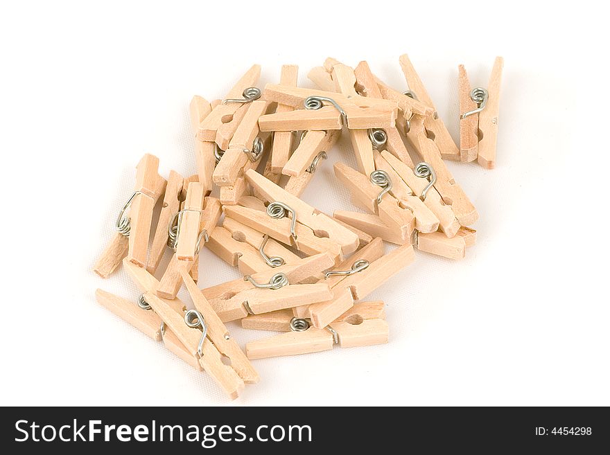 Photo of a little cloth pegs