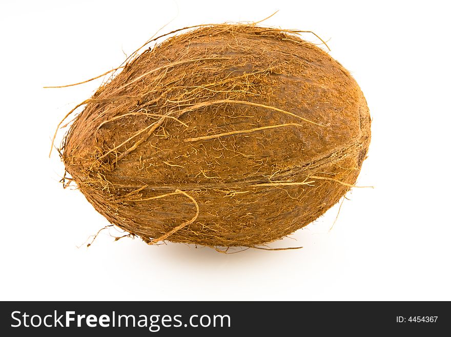 Coconut isolated over white background