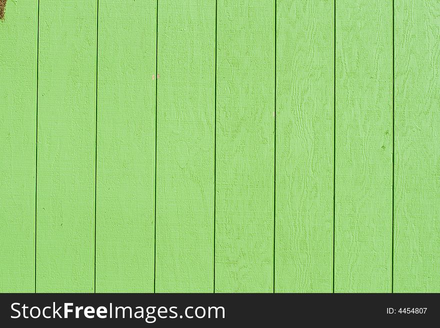 Green Wooden Background - Abstracts