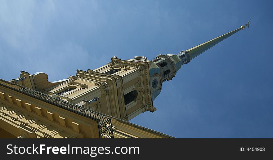 The Peter and Paul Cathedral s spire