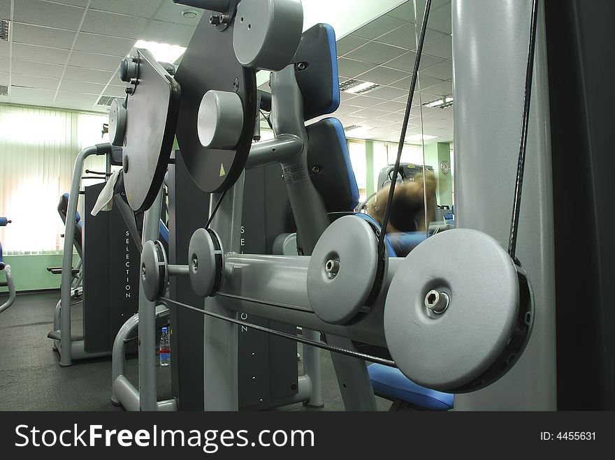 Fitness club and spotr equipment