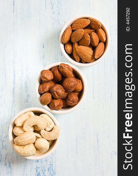 Almonds, Hazelnuts And Acajou