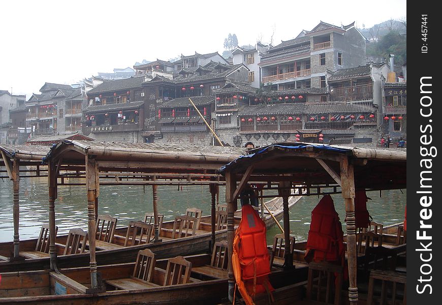 Traditional chinese city in southwestern china.