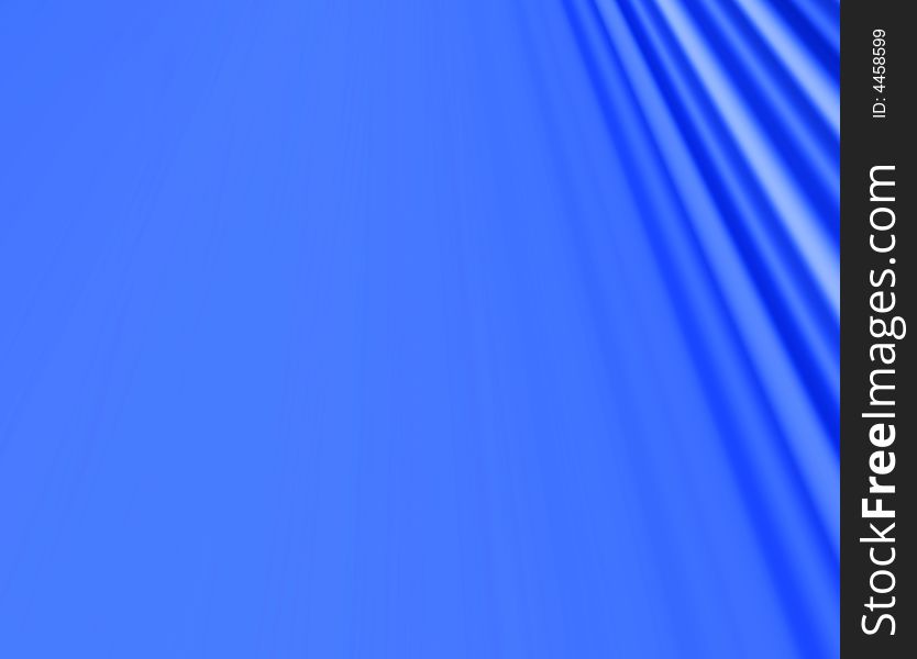 Blue 3D rendered abstract background. Blue 3D rendered abstract background