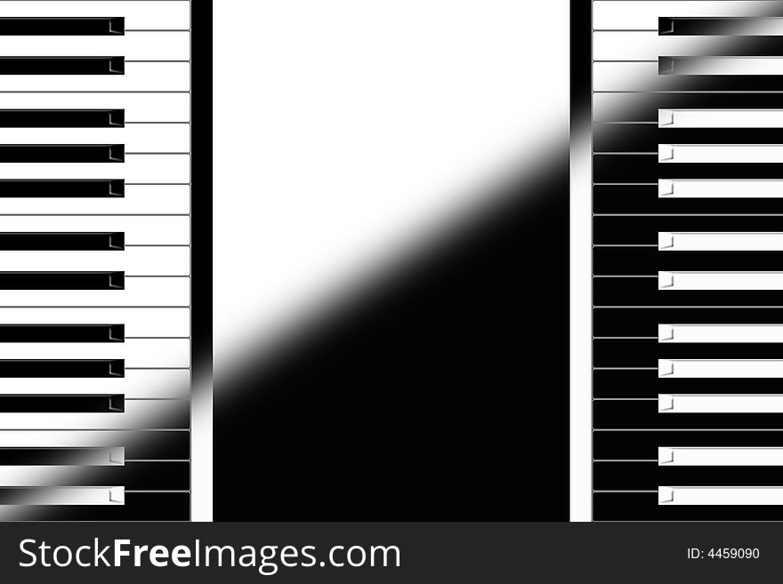 Black keys and white keys of the piano. Black keys and white keys of the piano