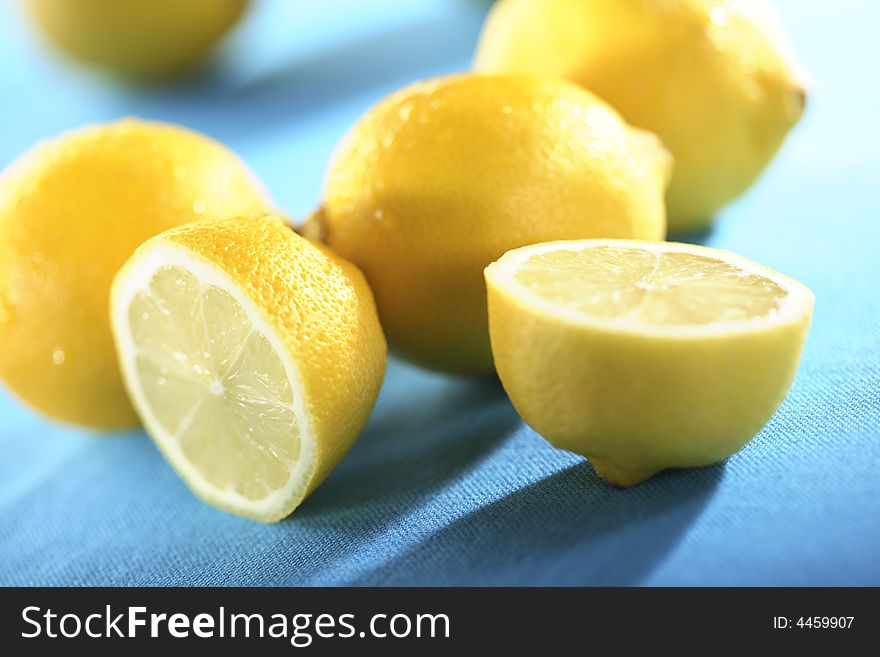 Lemon, fruit, yellow, vitamine, freshly. Lemon, fruit, yellow, vitamine, freshly