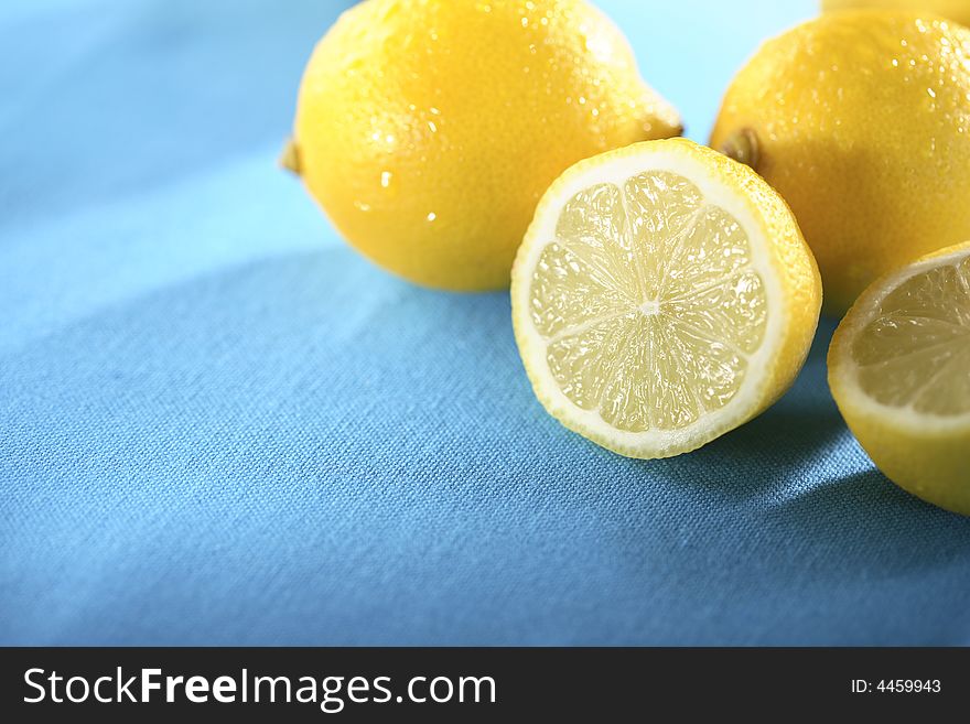 Lemon, fruit, yellow, vitamine, freshly. Lemon, fruit, yellow, vitamine, freshly