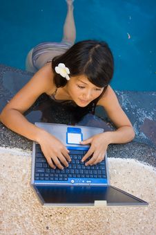 Work Anywhere In Paradise Stock Photos