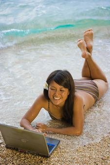 Work Anywhere In Paradise Stock Image Work Anywhere In Paradise Stock Image
