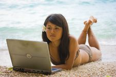 Work Anywhere In Paradise Stock Photography
