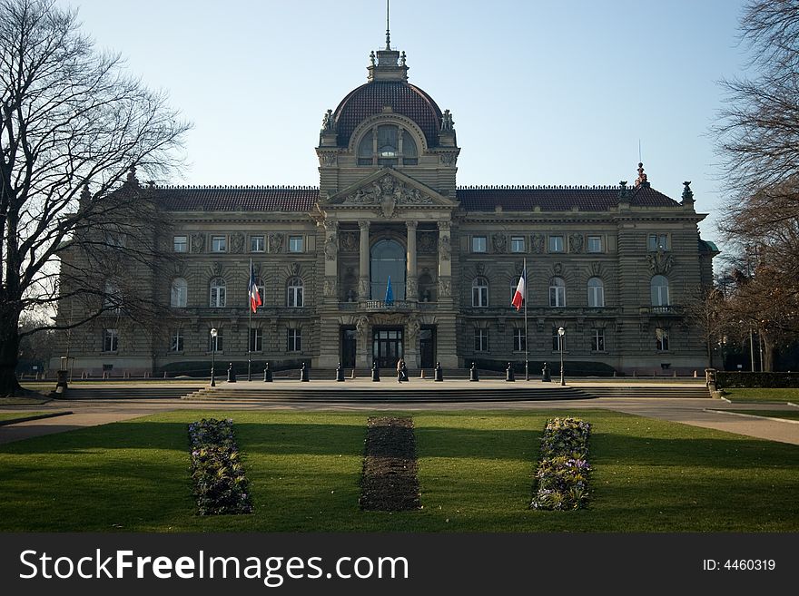 The Palace of the Rhein in Strasbourg.