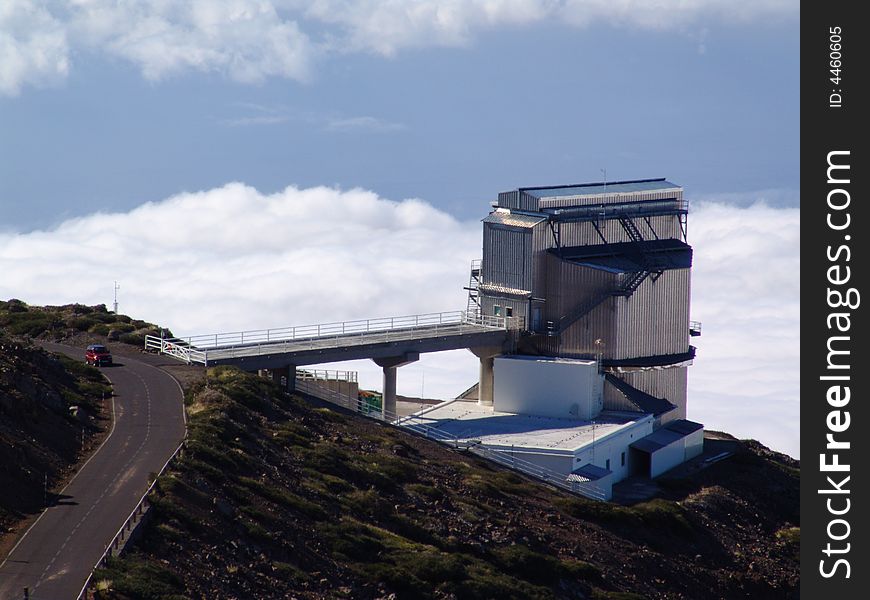 A view at an italian observatory at La Palma. A view at an italian observatory at La Palma.