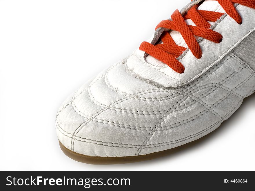 Half sport shoe isolated on the white background