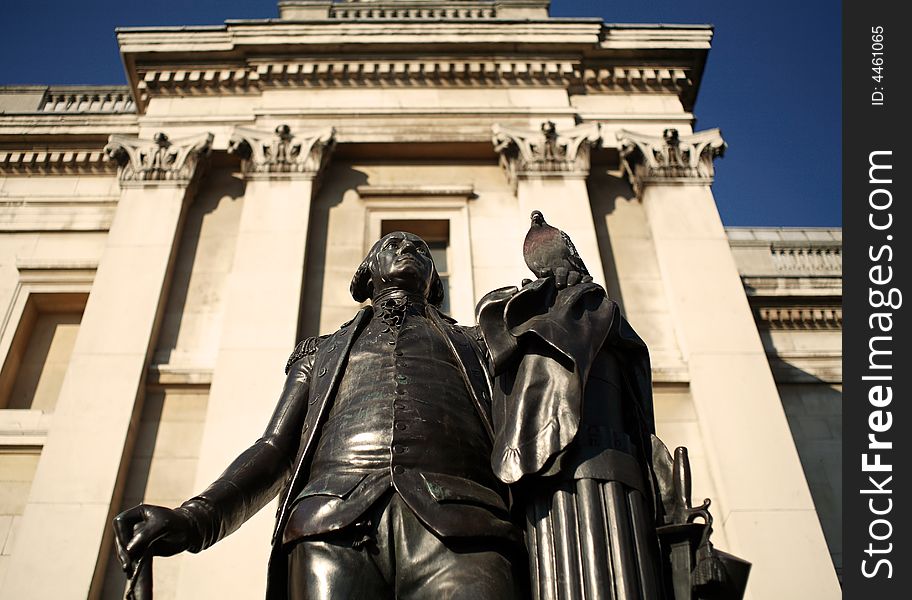 Statue of George Washington Trafalgar Square London