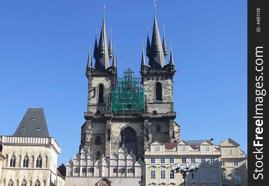 Notre Dame de Tyn Church Prague Czech Republic