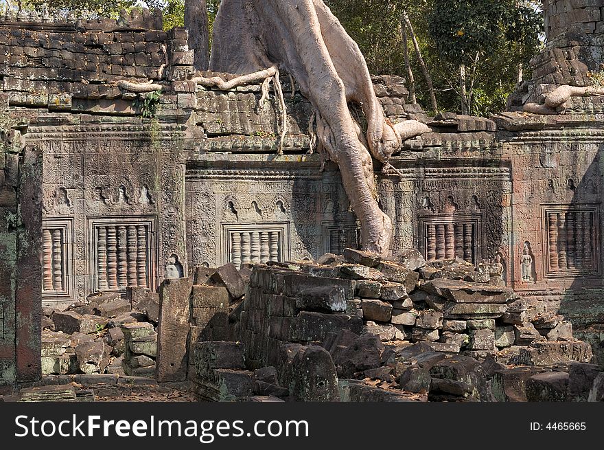 Angkor Wat - Preah Khan temple, Cambodia. Angkor Wat - Preah Khan temple, Cambodia