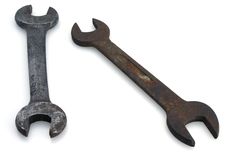 Vintage Wrenches Stock Photography