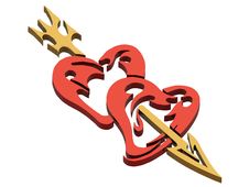 Hearts And Arrow Stock Photo Hearts And Arrow Stock Photo