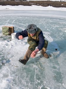 Winter Fishing 16 Stock Image Winter Fishing 16 Stock Image