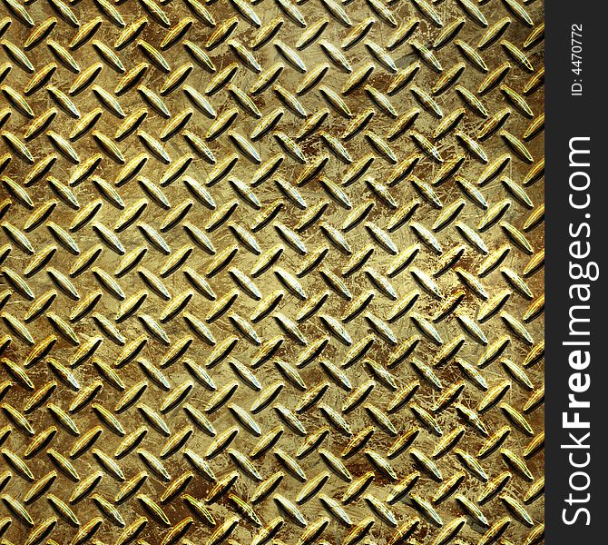 Metal diamond plate texture in grunge style. Metal diamond plate texture in grunge style