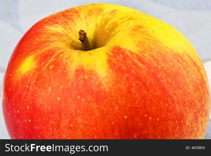 Photograph of a big apple