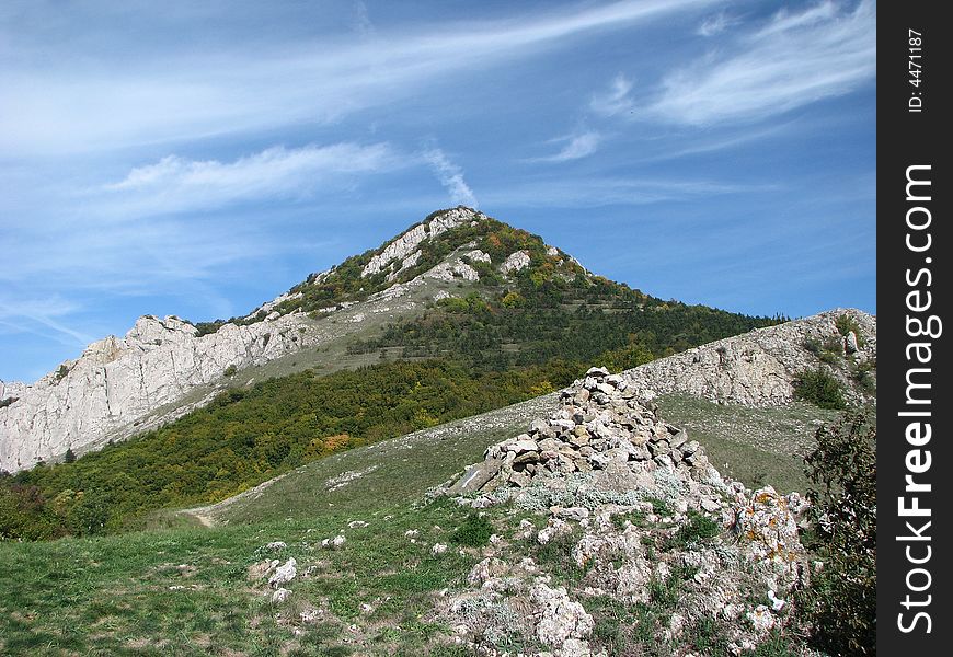 The mountain Khrikol.Nature of Crimea.Ukraine. The mountain Khrikol.Nature of Crimea.Ukraine