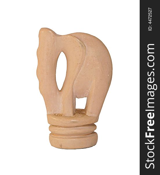 African Chess Knight soap stone artifact