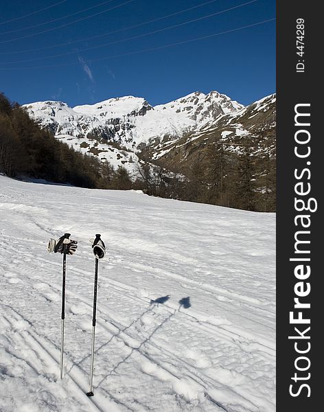 LaThuile, Snow, Trees And Slop