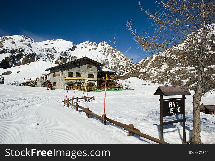 LaThuile, Snow, Trees And Slop