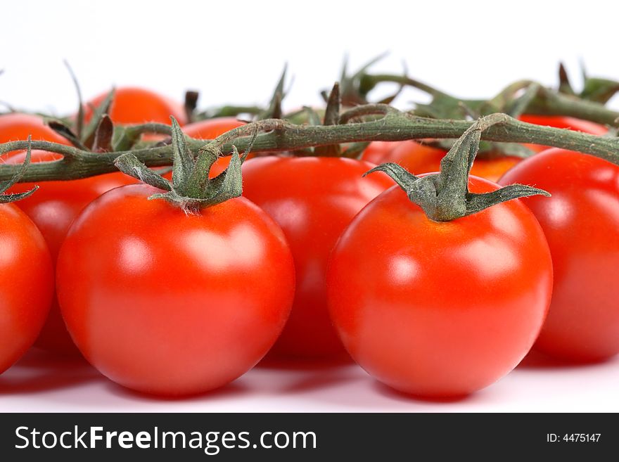 Close up of cherry tomatoes