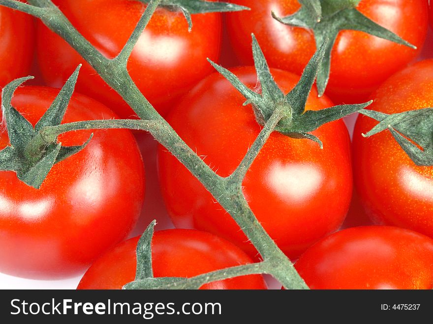 Close up of cherry tomatoes