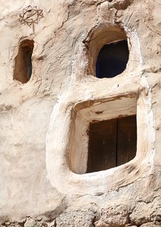 Traditional Yemen Windows Stock Photo